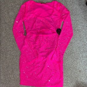 Hot Pink Dress w/ bling